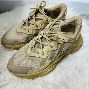 Adidas Shoes size 4 1/2. Only put on 2-3 times. I am usually a size 6.